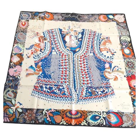 hermes costume de fete scarf|Costume de Fete scarf 90 .